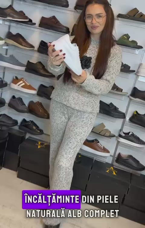 Adidasi Piele Naturală Confortabili și Calitativi. Piele100%  Cod 313